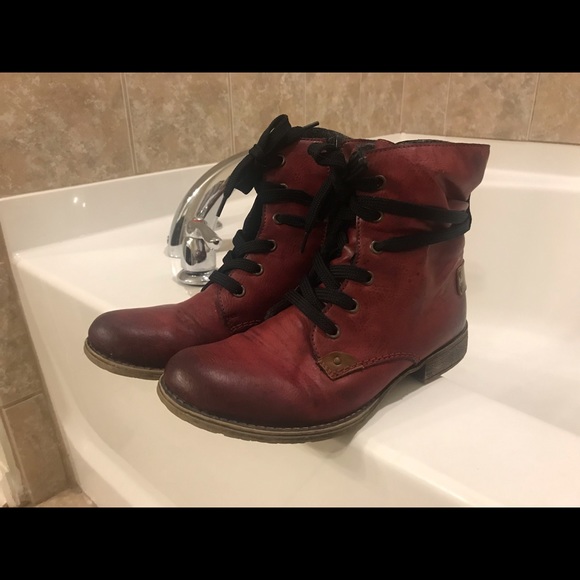 rieker combat boots